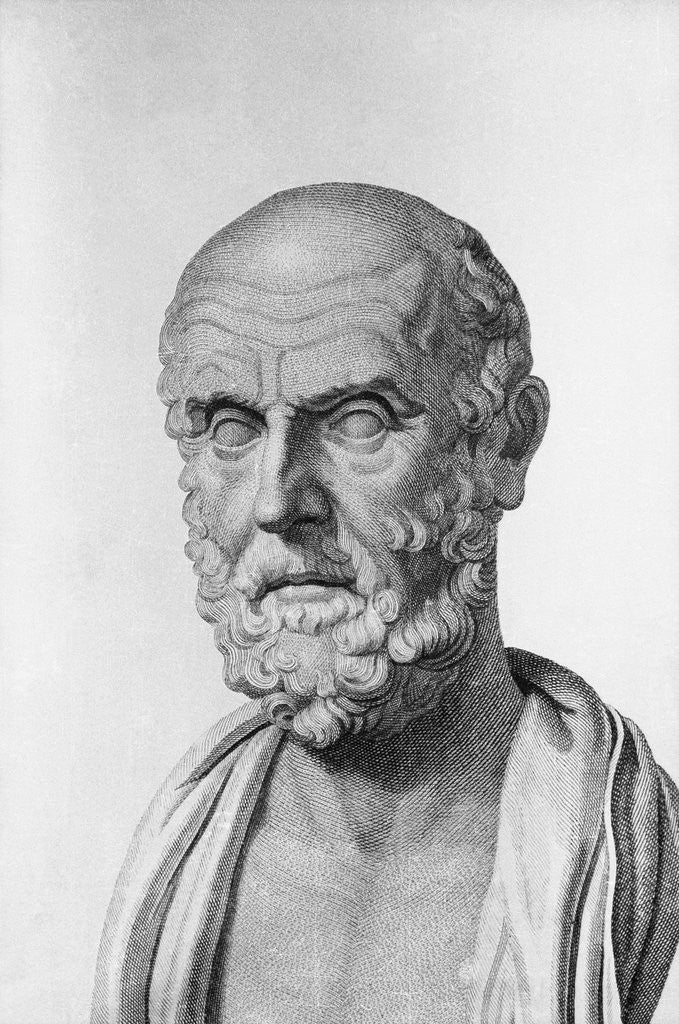 Detail of Portrait of Hippocrates by Corbis