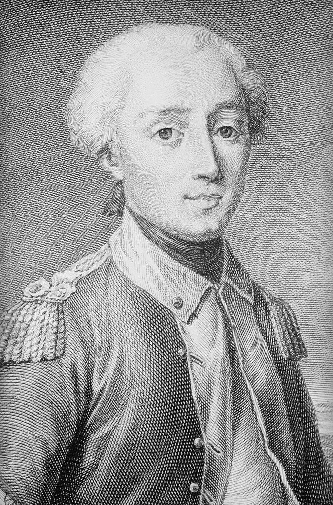 Detail of Portrait of Young Marquis de Lafayette by Corbis