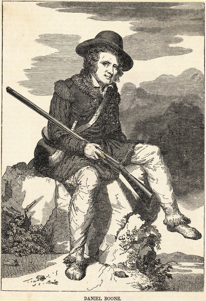 Detail of Portrait of American Frontiersman Daniel Boone by Corbis