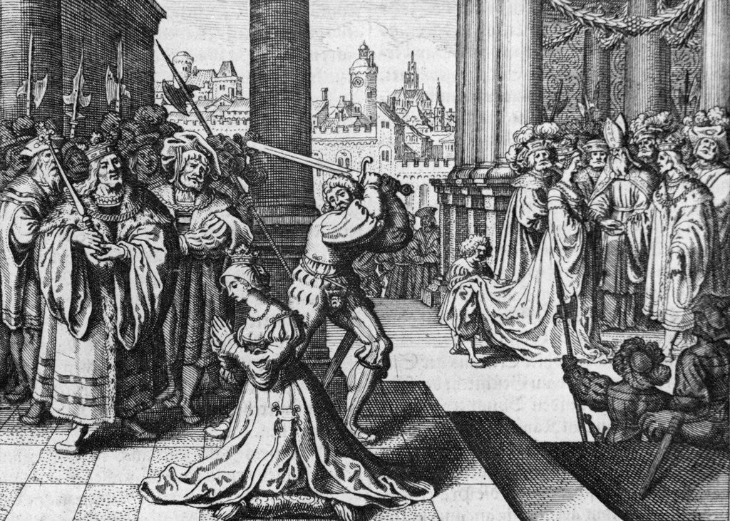 Detail of Execution of Anne Boleyn by Corbis