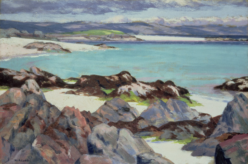 Detail of Iona, The East Bay, 1928 by Francis Campbell Boileau Cadell