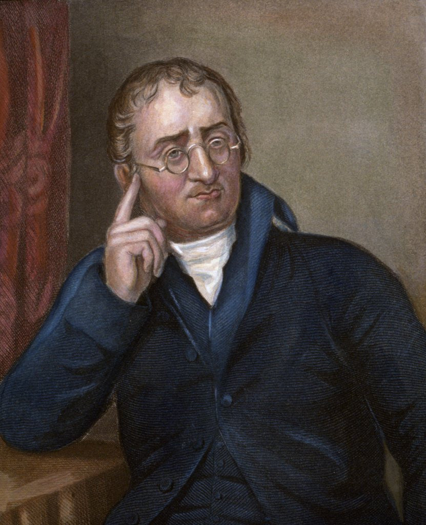 Detail of John Dalton by Corbis