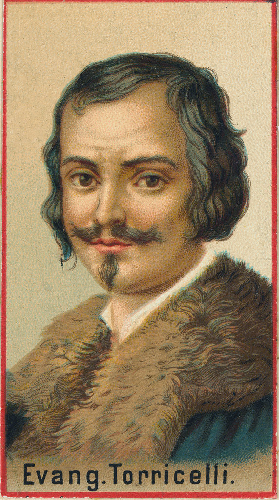 Detail of Scientist Evangelista Torricelli by Corbis