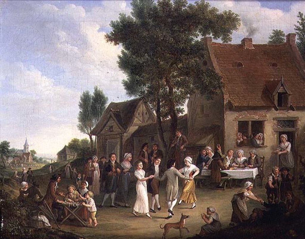 Detail of A Village Wedding by Leonard Defrance