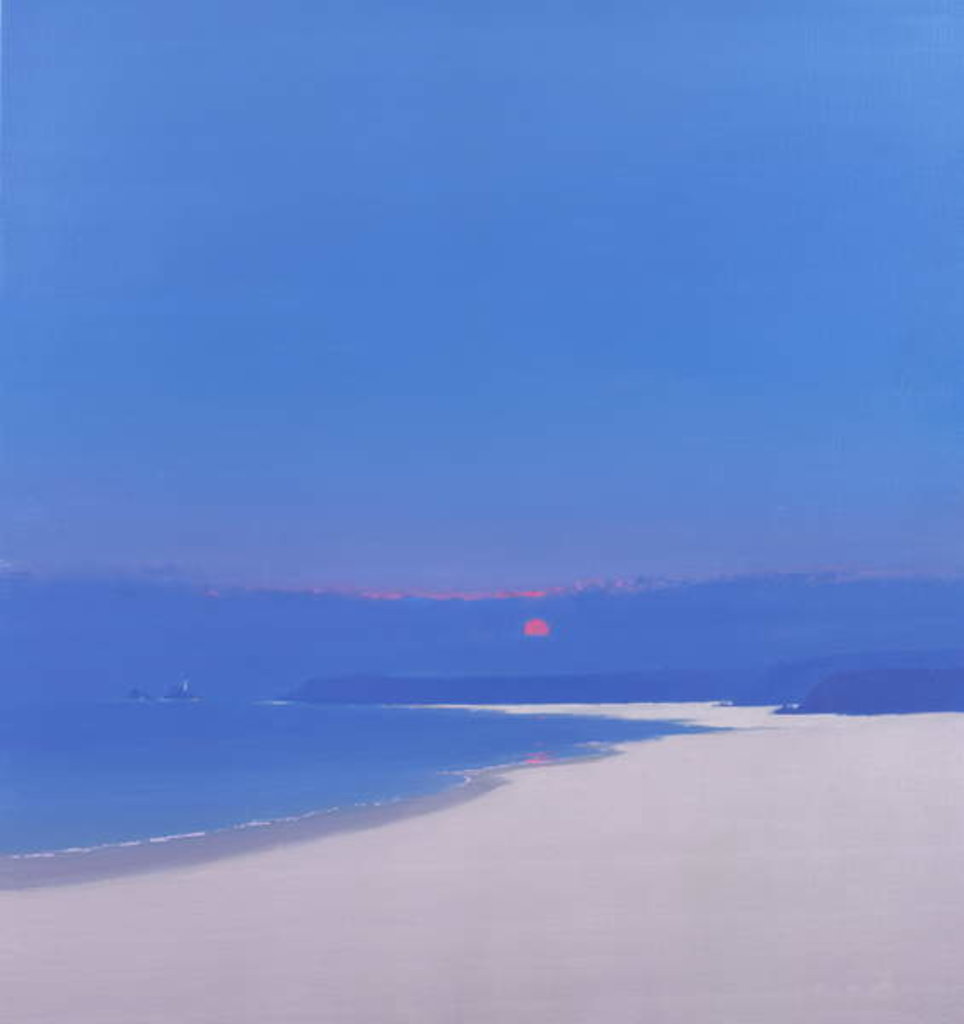 Detail of Sun Rising over the Bay, 1999 by John Miller