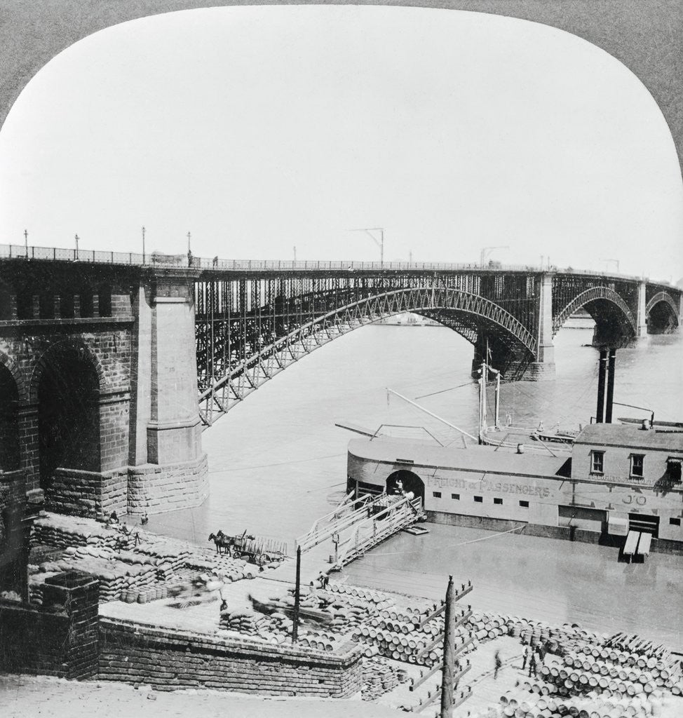 Detail of Eads Bridge in St. Louis by Corbis