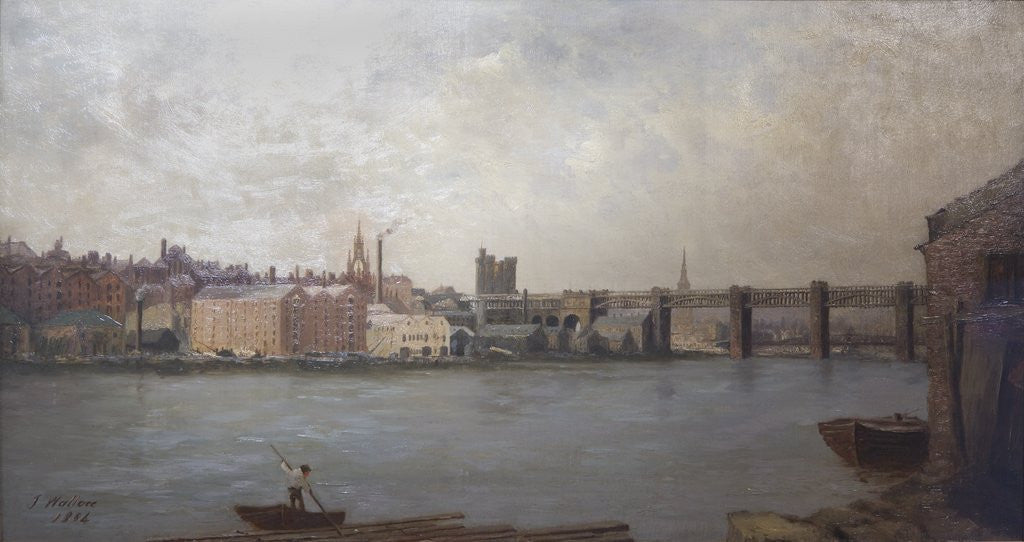 Detail of Newcastle upon Tyne from the South West by John Wallace