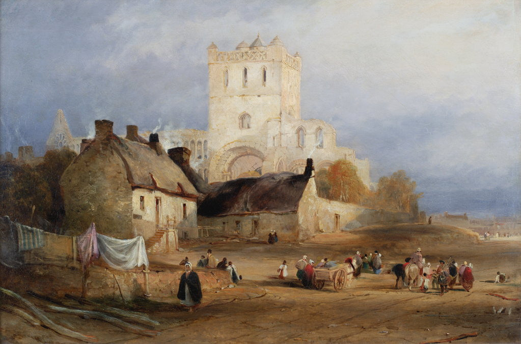 Detail of Jedburgh Abbey by Thomas Miles Richardson Senior