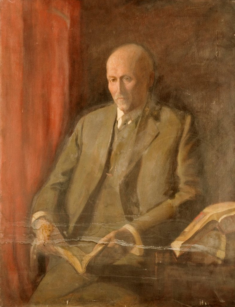 Detail of Portrait of a Man by Ida Lillie Strother-Stewart