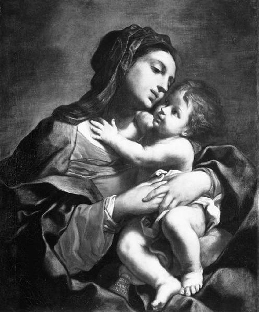 Detail of Madonna and Child by Elisabetta Sirani