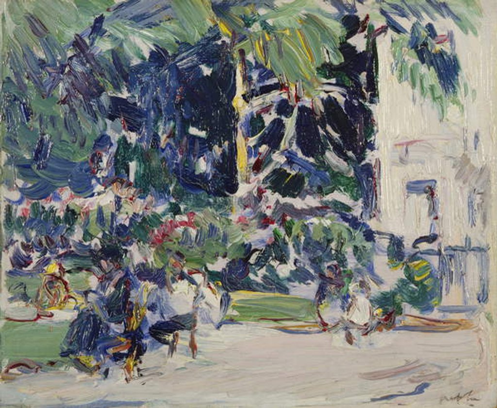 Detail of The Luxembourg Gardens, Paris by Samuel John Peploe