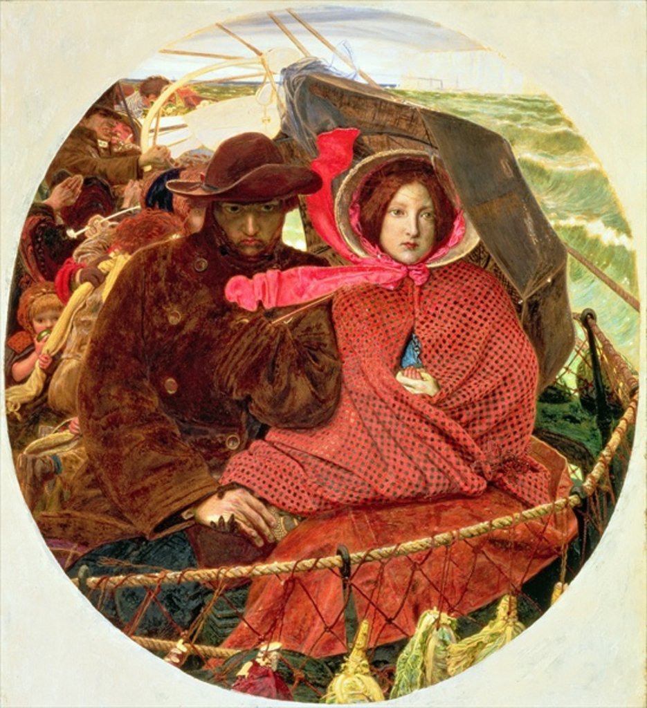 Detail of The Last of England, 1860 by Ford Madox Brown