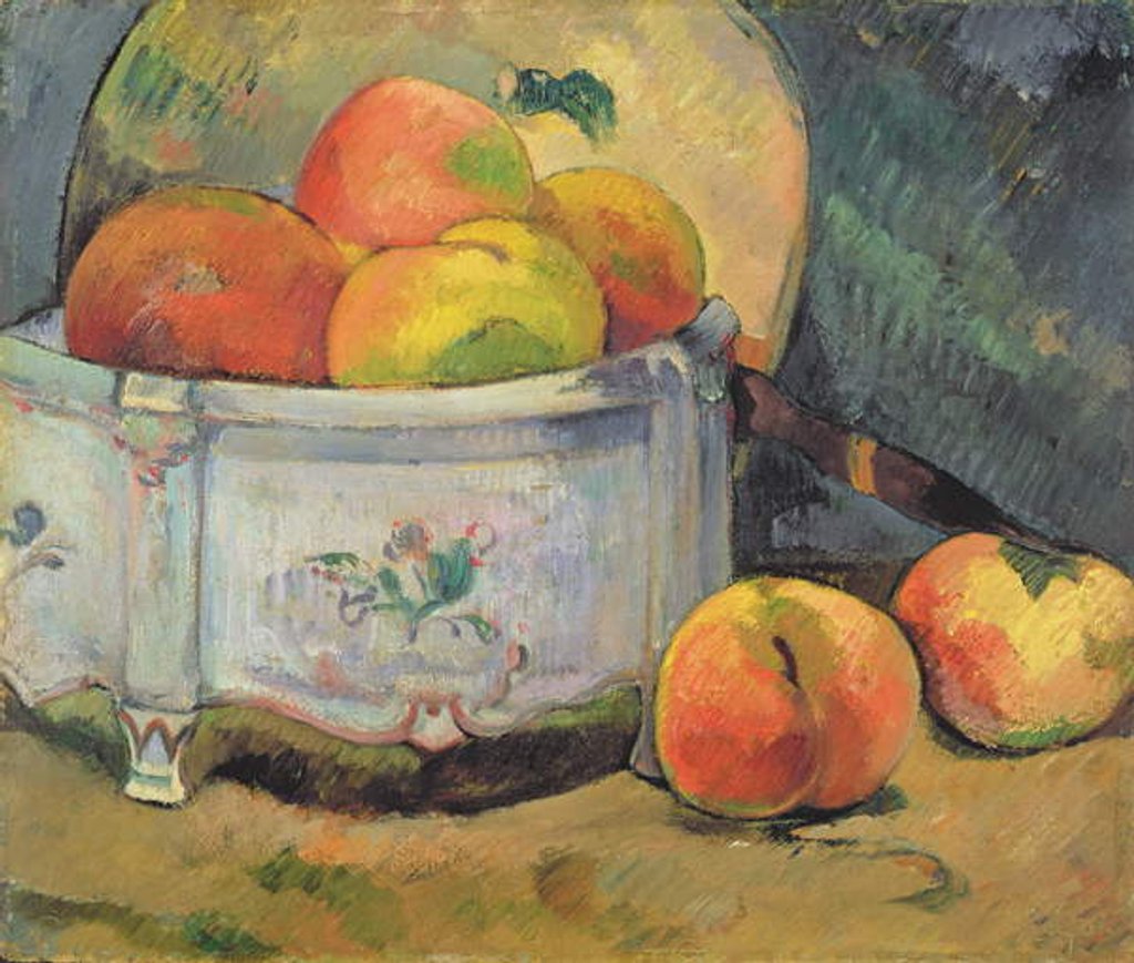 Detail of Still Life with Peaches, c.1889 by Paul Gauguin