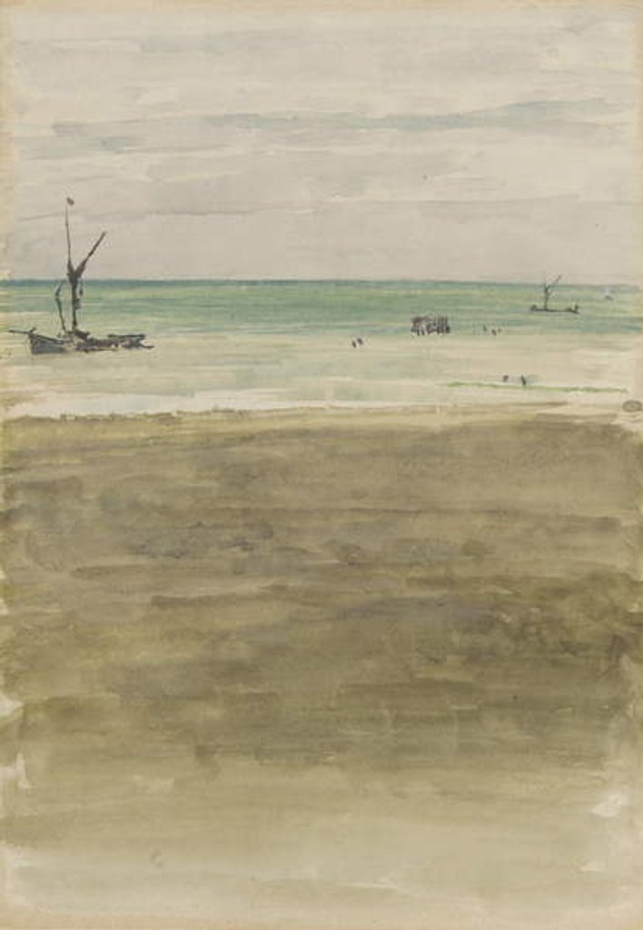 Detail of The Bathers, 1883/84 by James Abbott McNeill Whistler