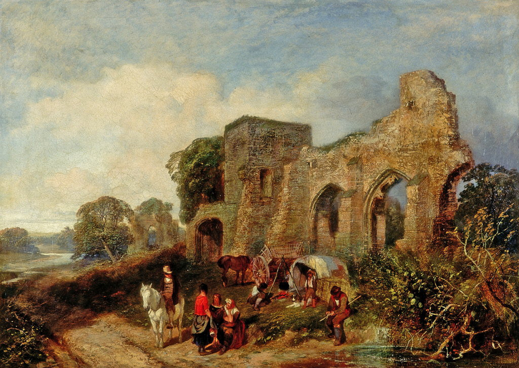 Detail of Easby Abbey by James Peel