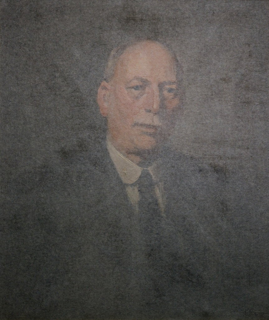 Detail of Portrait of Councillor John Moore by Robert Ernest McEune