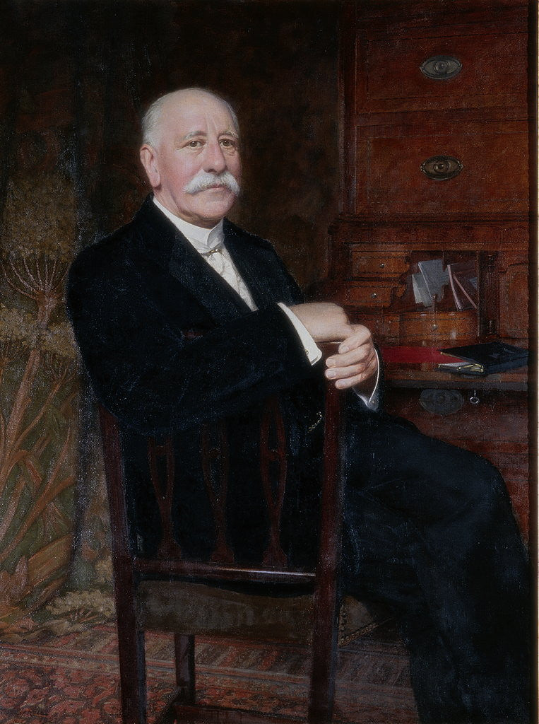 Detail of Portrait of Alderman George Bargate Bainbridge J.P. by Thomas Bowman Garvie