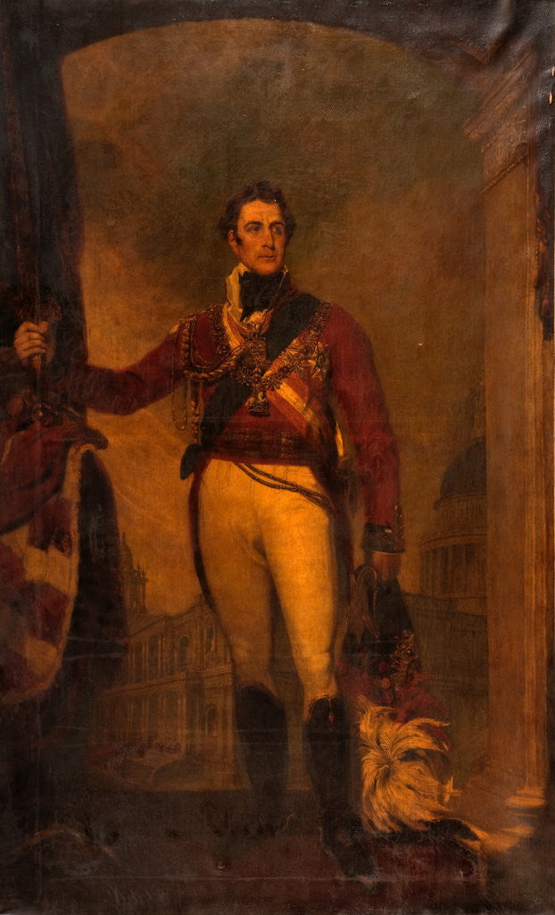 Detail of Portrait of the Duke of Wellington by Sir Thomas Lawrence