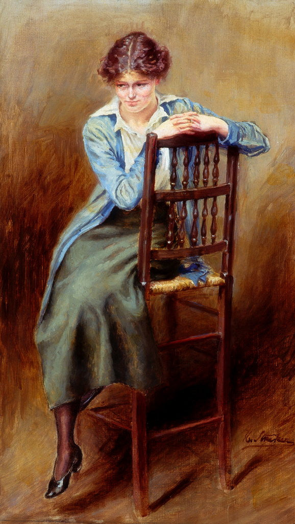 Detail of Seated Woman by Henry Straker