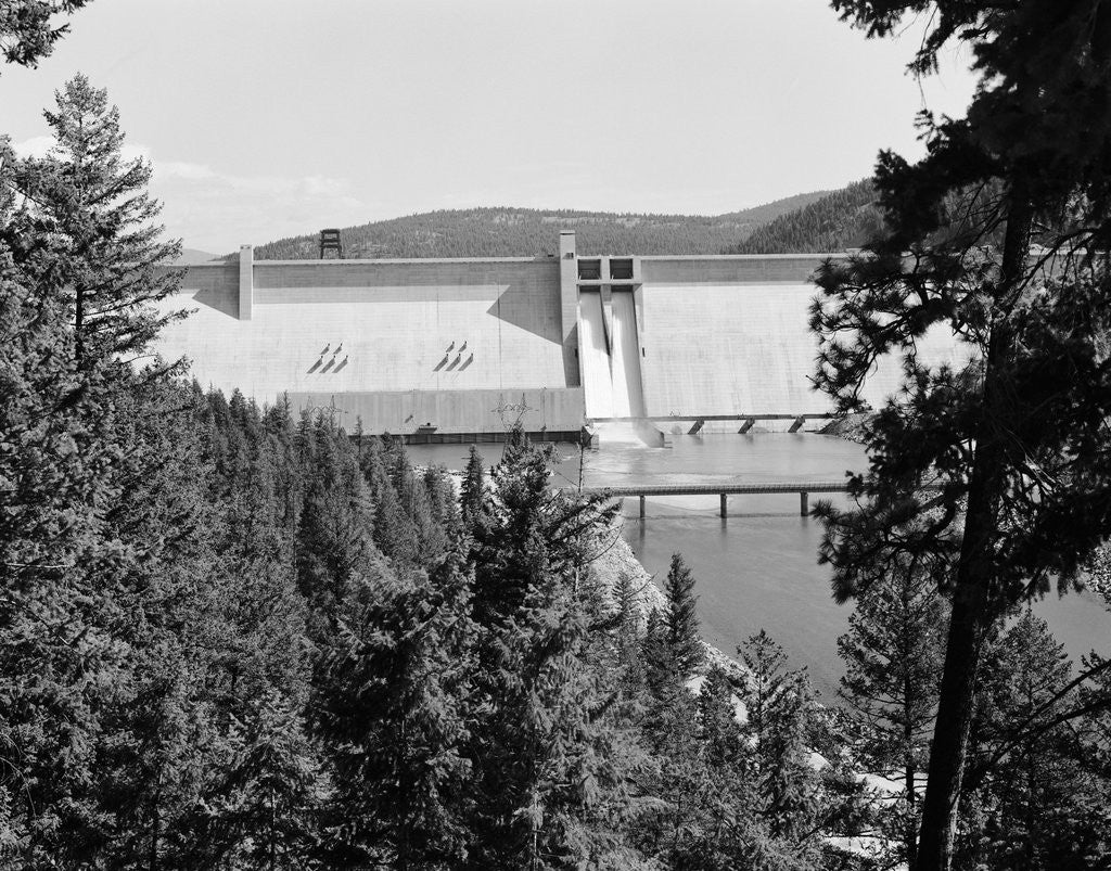 Detail of Libby Dam on the Kootenai River by Corbis