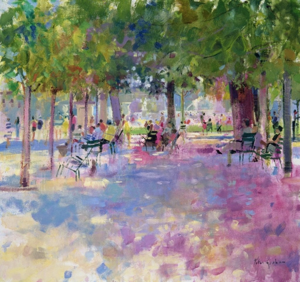 Detail of Tuileries, Paris by Peter Graham