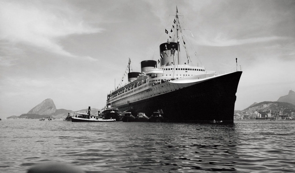 Detail of S.S. Normandie by Corbis