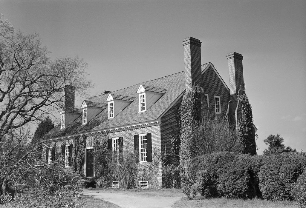 Detail of Reconstruction of George Washington's Birthplace by Corbis