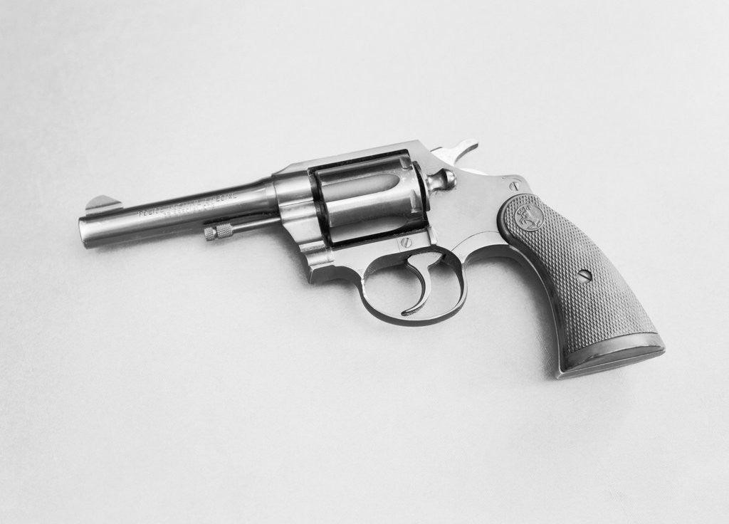 Detail of Colt 38 Special Revolver by Corbis