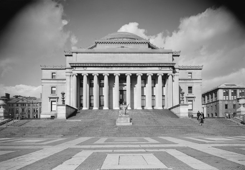 Detail of Low Memorial Library at Columbia University by Corbis