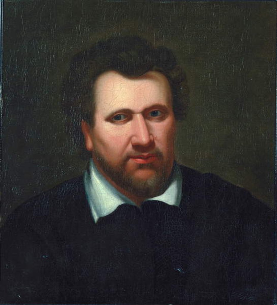 Detail of Ben Jonson by Abraham van Blyenberch