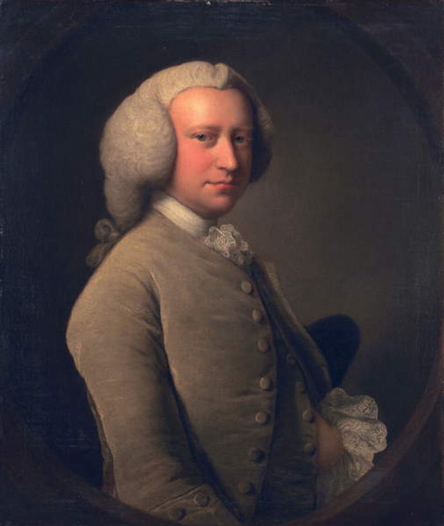 Detail of Dr. Isaac Schomberg, c.1750-60 by Thomas Hudson