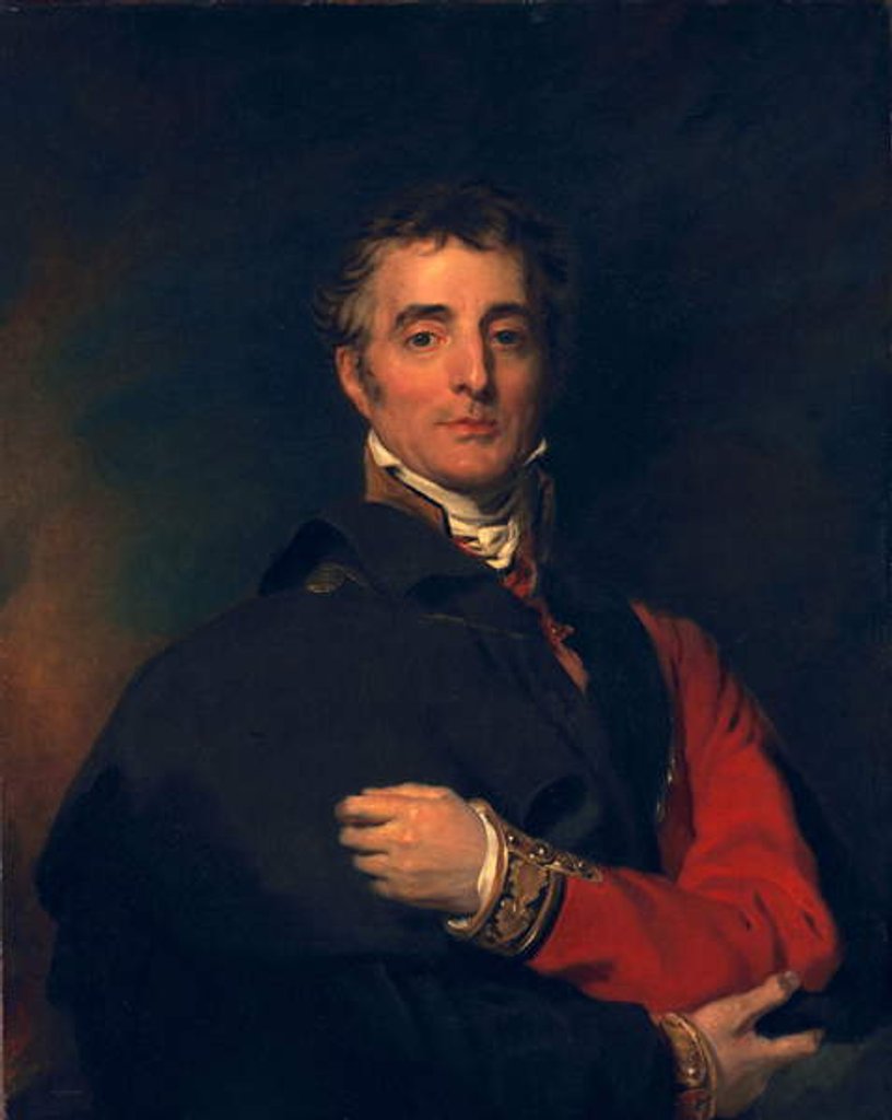 Detail of Arthur Wellesley, Duke of Wellington by Thomas Lawrence