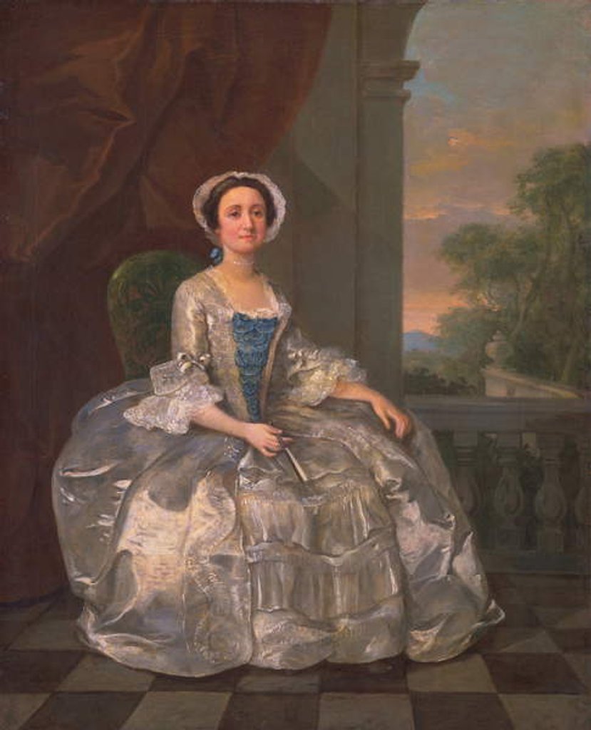 Detail of Mary Hoadly, c.1742 by William Hogarth