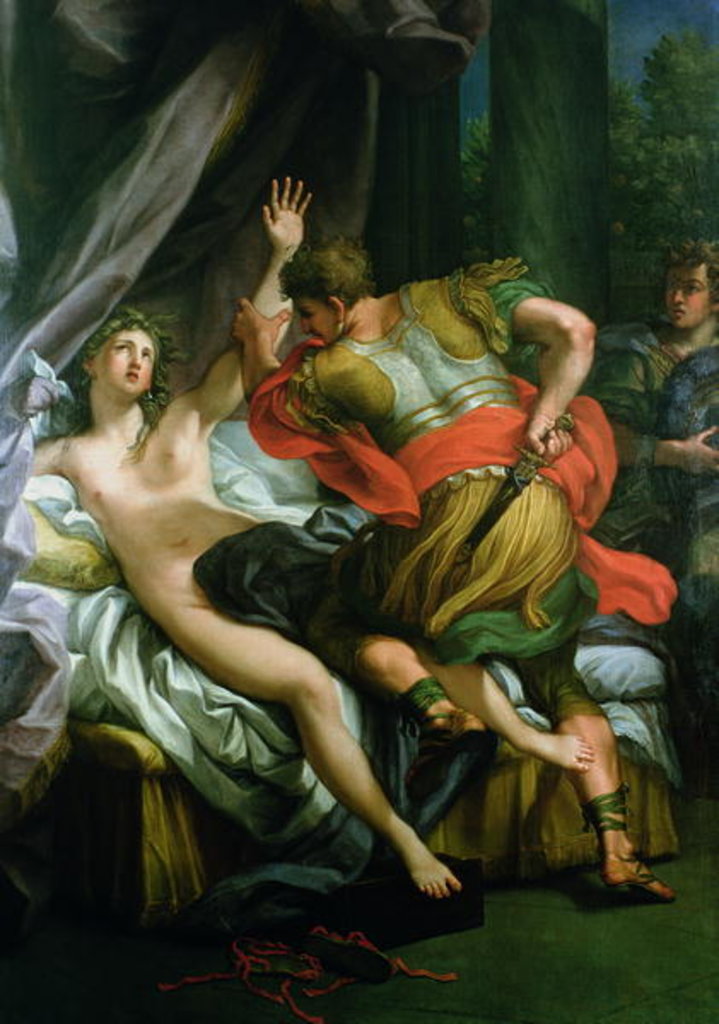 Detail of Tarquinius and Lucretia by Andrea Procaccini