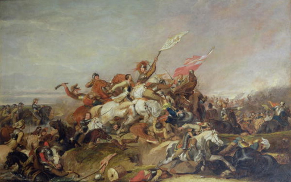 Detail of The Battle of Marston Moor in 1644, 1819 by Abraham Cooper