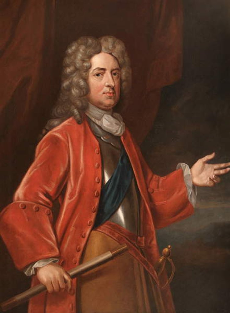 Detail of John Churchill, 1st Duke of Marlborough by Godfrey (follower of) Kneller