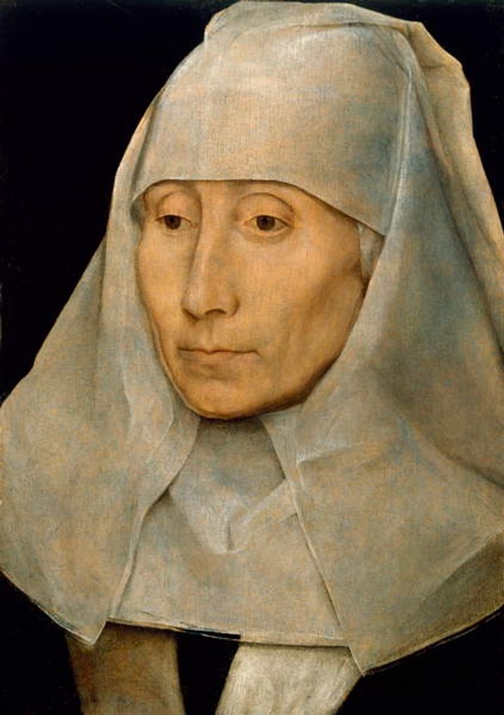 Detail of Portrait of an Old Woman, 1468-70 by Hans Memling