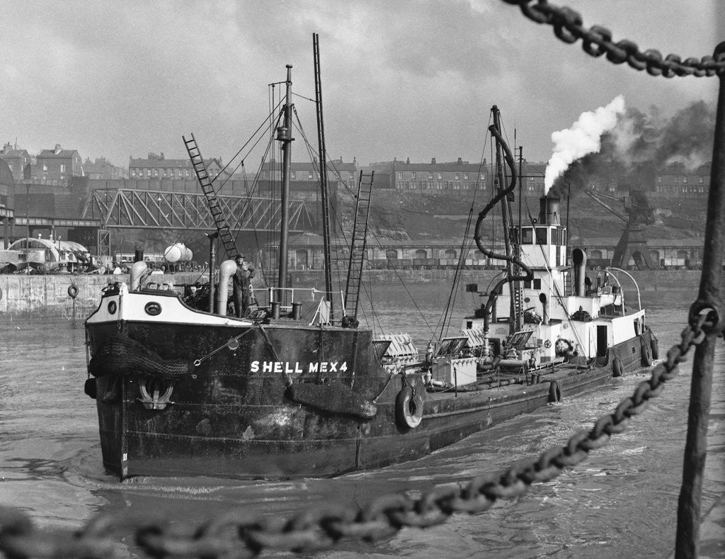 Detail of Tanker Leaves Liverpool Docks by Corbis