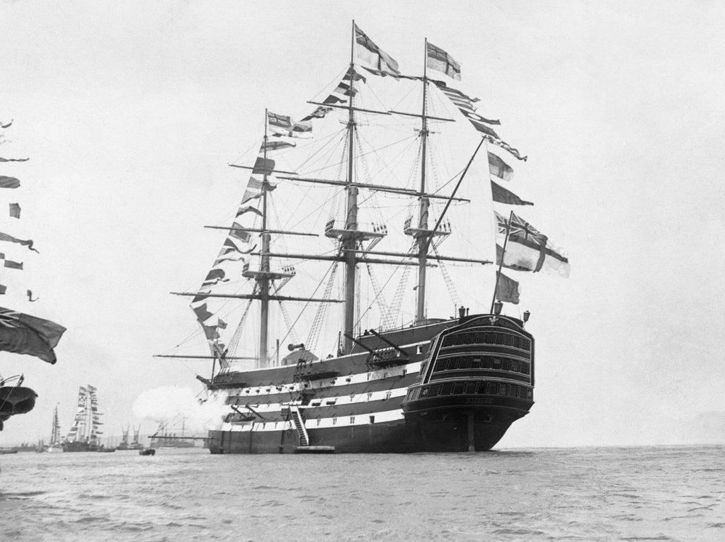 Detail of H.M.S. Victory by Corbis