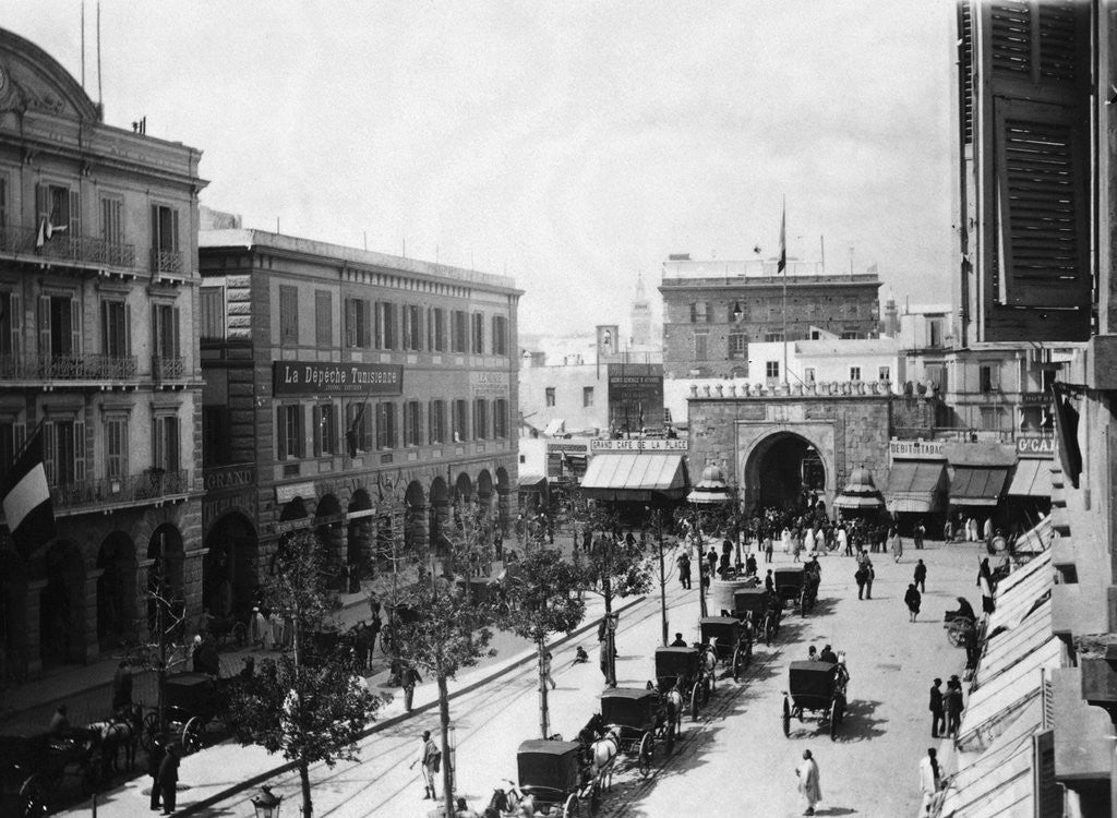 Detail of Busy Street Scene by Corbis