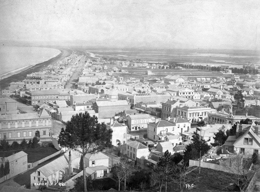 Detail of Pre-Earthquake View of Napier by Corbis