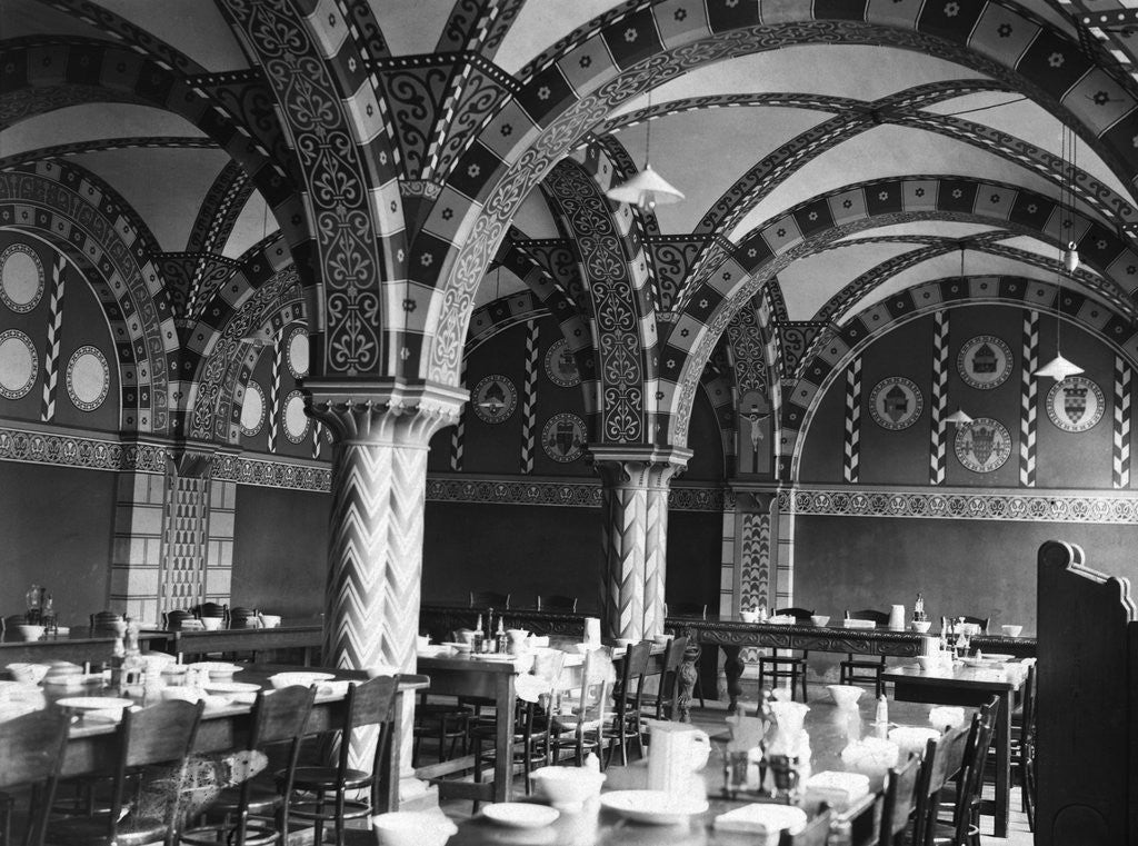 Detail of Dining Hall of Buckfast Abbey by Corbis