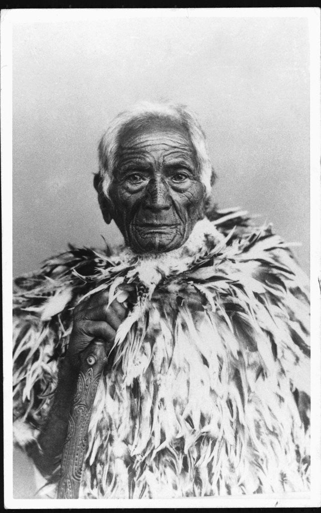 Detail of Maori Chief by Corbis