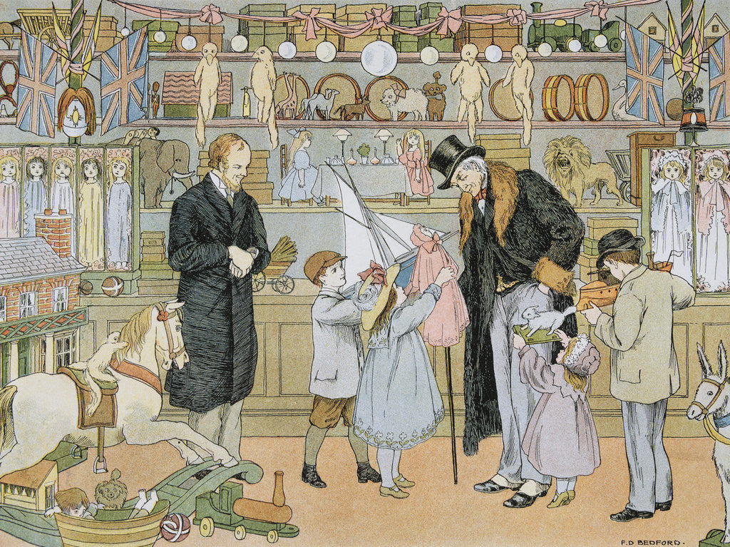 Detail of The Toy Shop by Francis Donkin Bedford