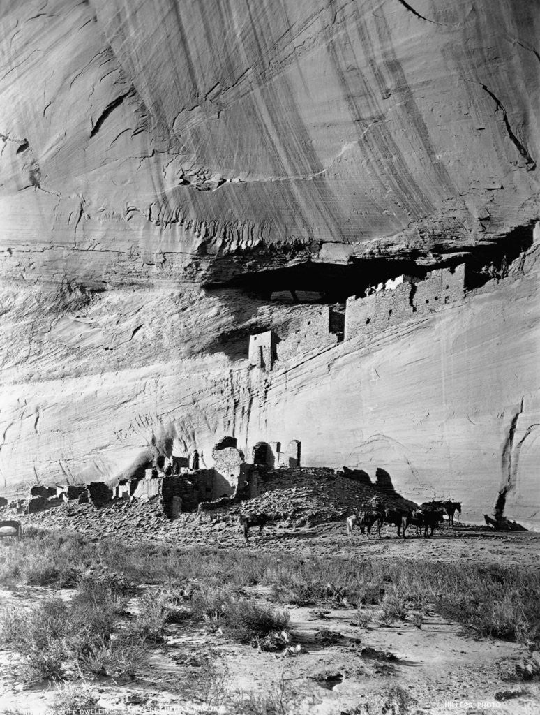 Detail of Canyon de Chelly Cliff Dwellings by Corbis