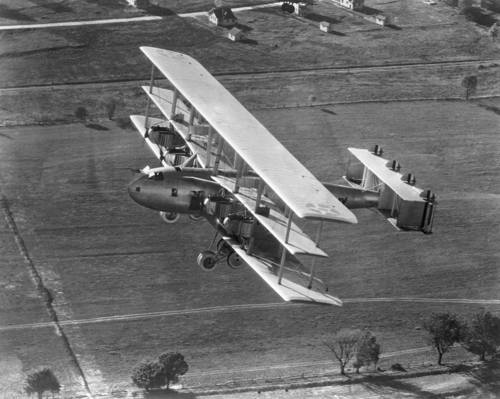 Detail of Barling Bomber Triplane in Flight by Corbis