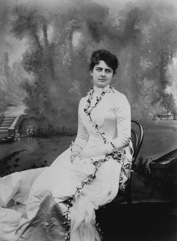 Detail of First Lady Francis Folsom Cleveland by Corbis