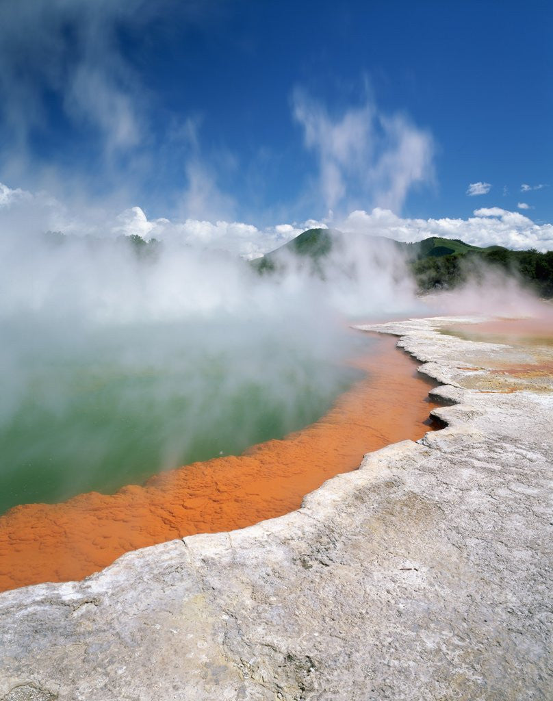 Detail of Champagne Pool at Wai-o-tapu Thermal Park by Corbis