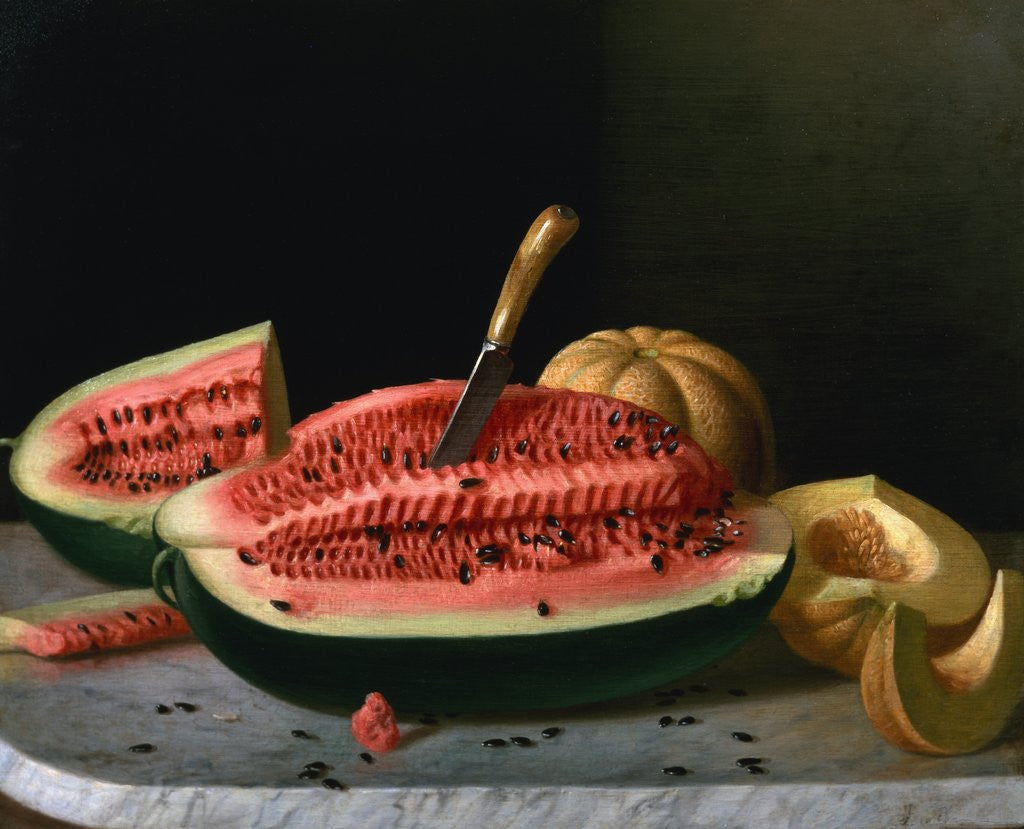 Detail of Ripe Melons by John F. Francis