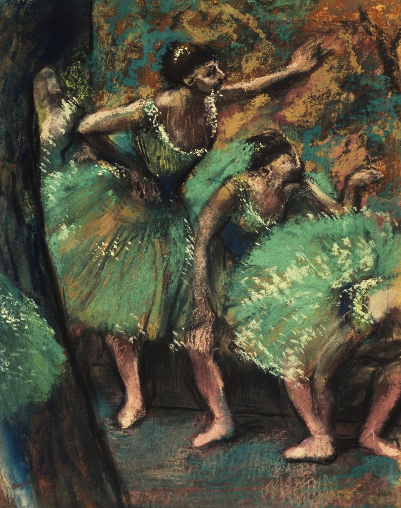 Detail of Dancers by Edgar Degas